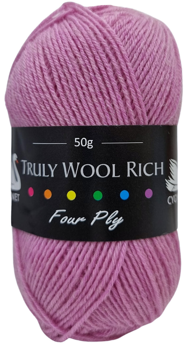 Truly Wool Rich 4 Ply Yarn - Cygnet Yarns