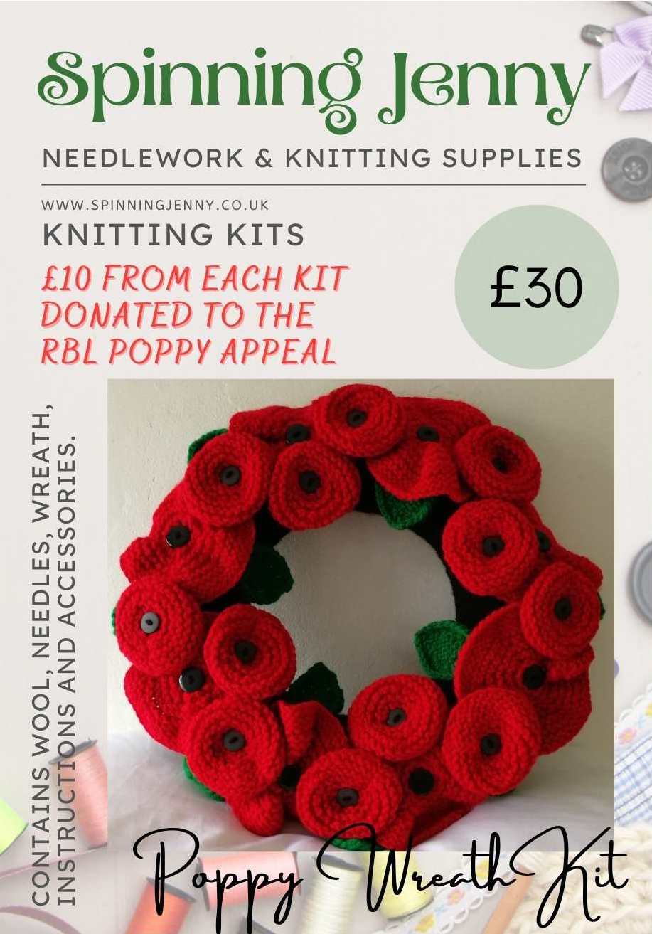 Knitted Wreath - Christmas, Poppy & Easter