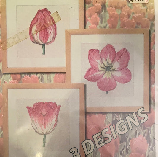 Tulips (x 3) - Danish art needlework (discontinued)