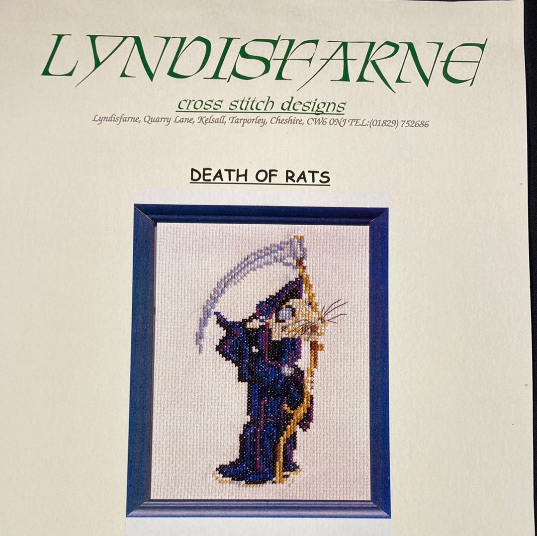 Discworld Cross Stitch Designs by Lyndisfarne - Death of Rats