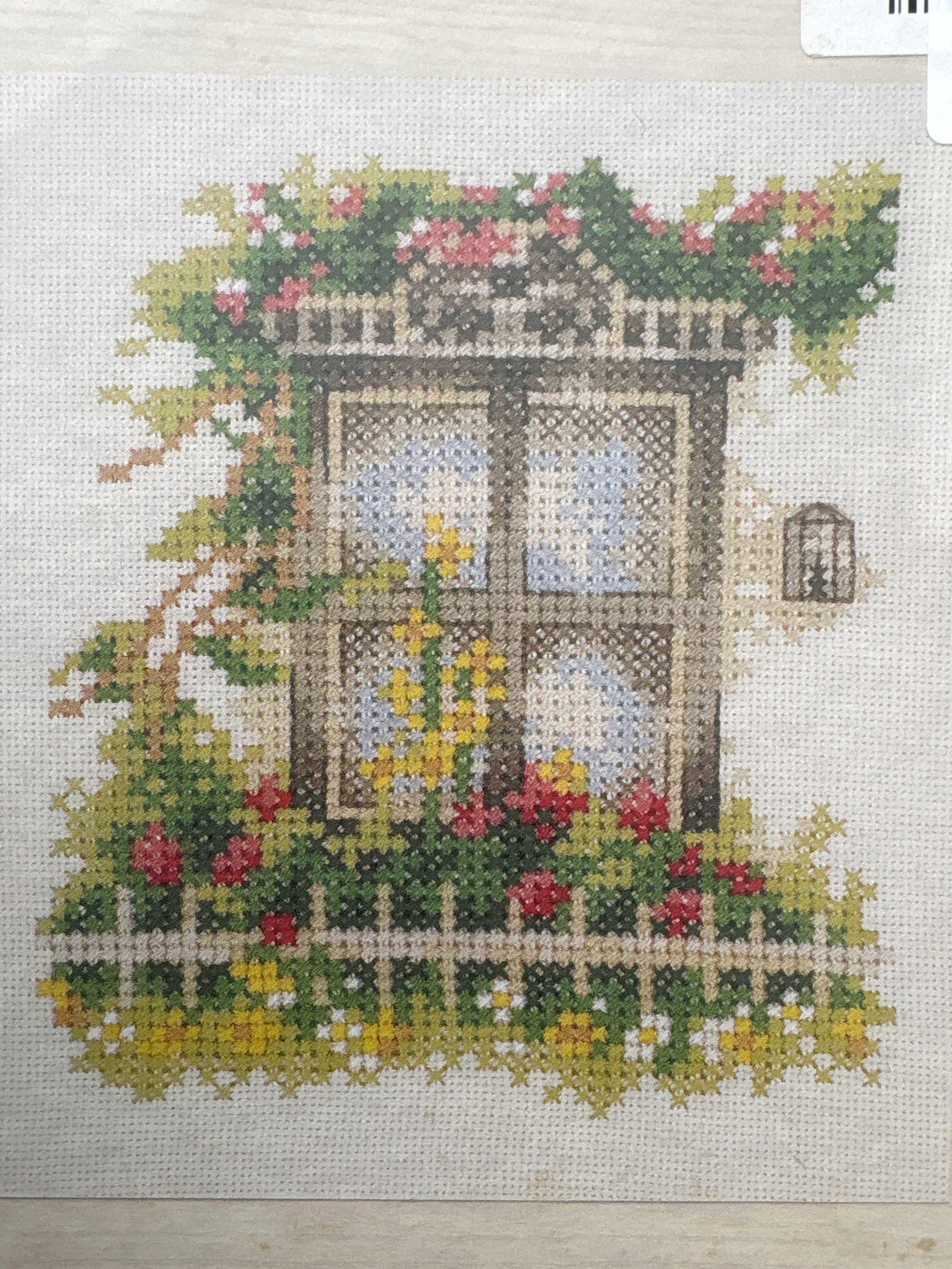 Lanarte Cross Stitch Collection  - Window with flowers