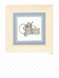 Thea Gouverneur Cross Stitch Kit - Peper en zoutstelletje / Salt and Pepper 3008