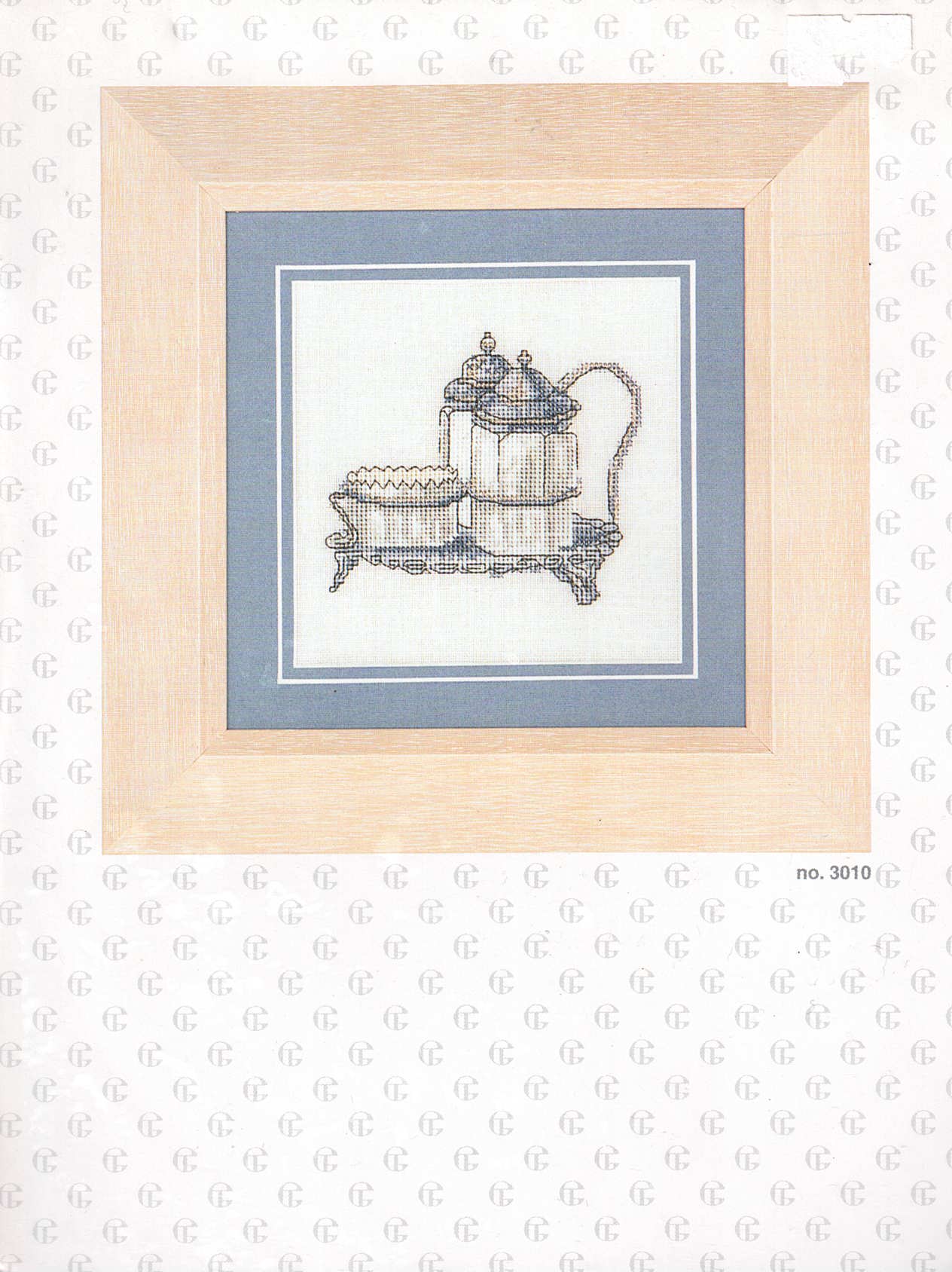 Thea Gouverneur Cross Stitch Kit - Peper en zoutstelletje / Salt and Pepper 3010