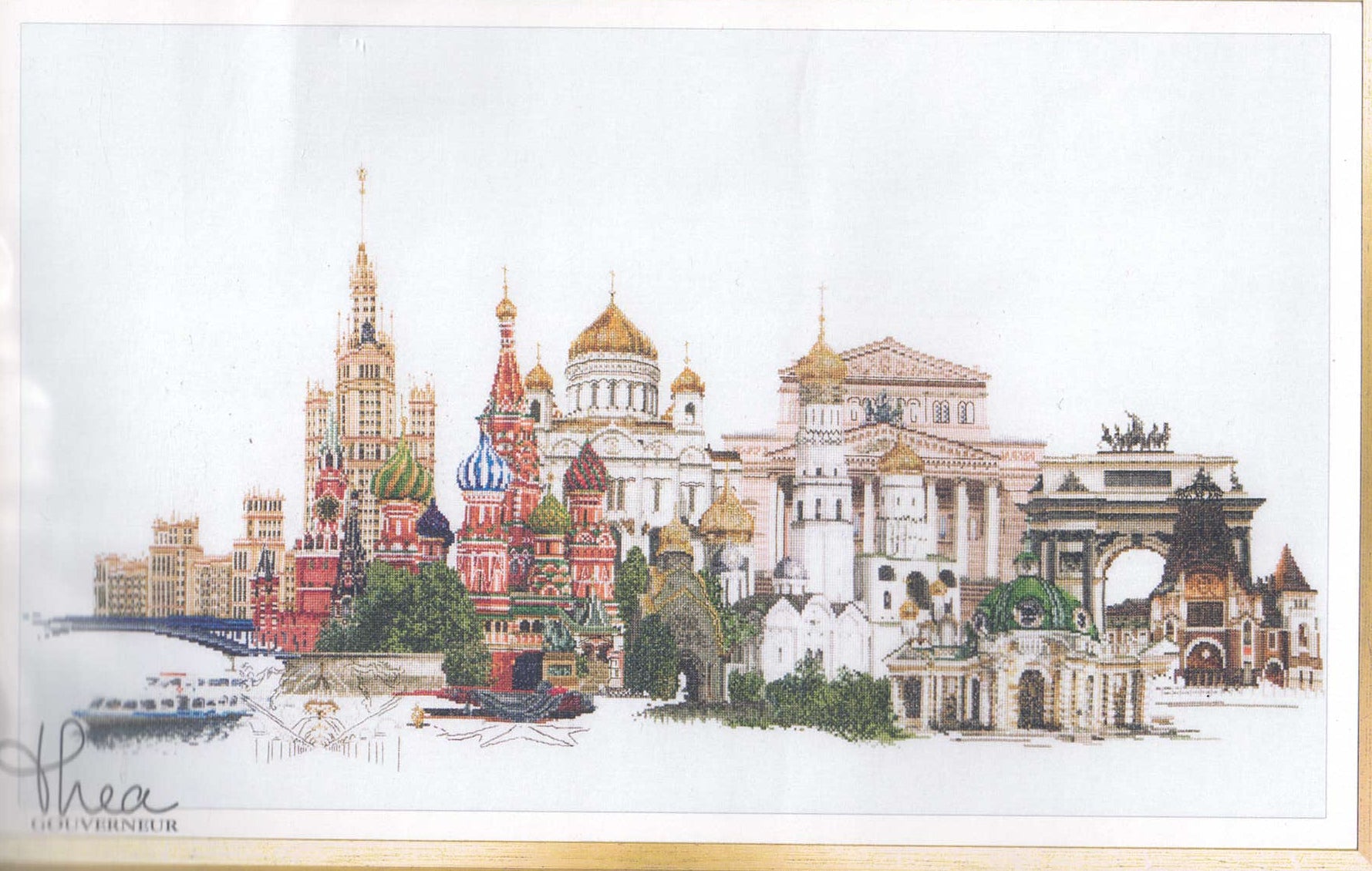 Cities Cross Stitch series by Thea Gouverneur