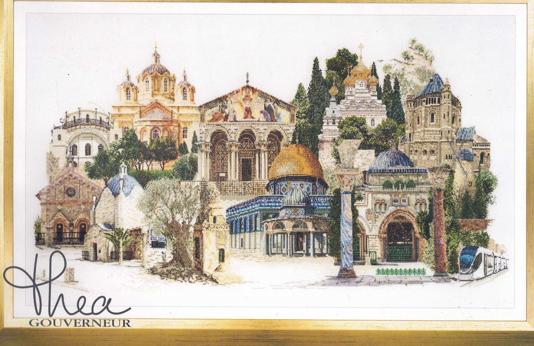 Cities Cross Stitch series by Thea Gouverneur