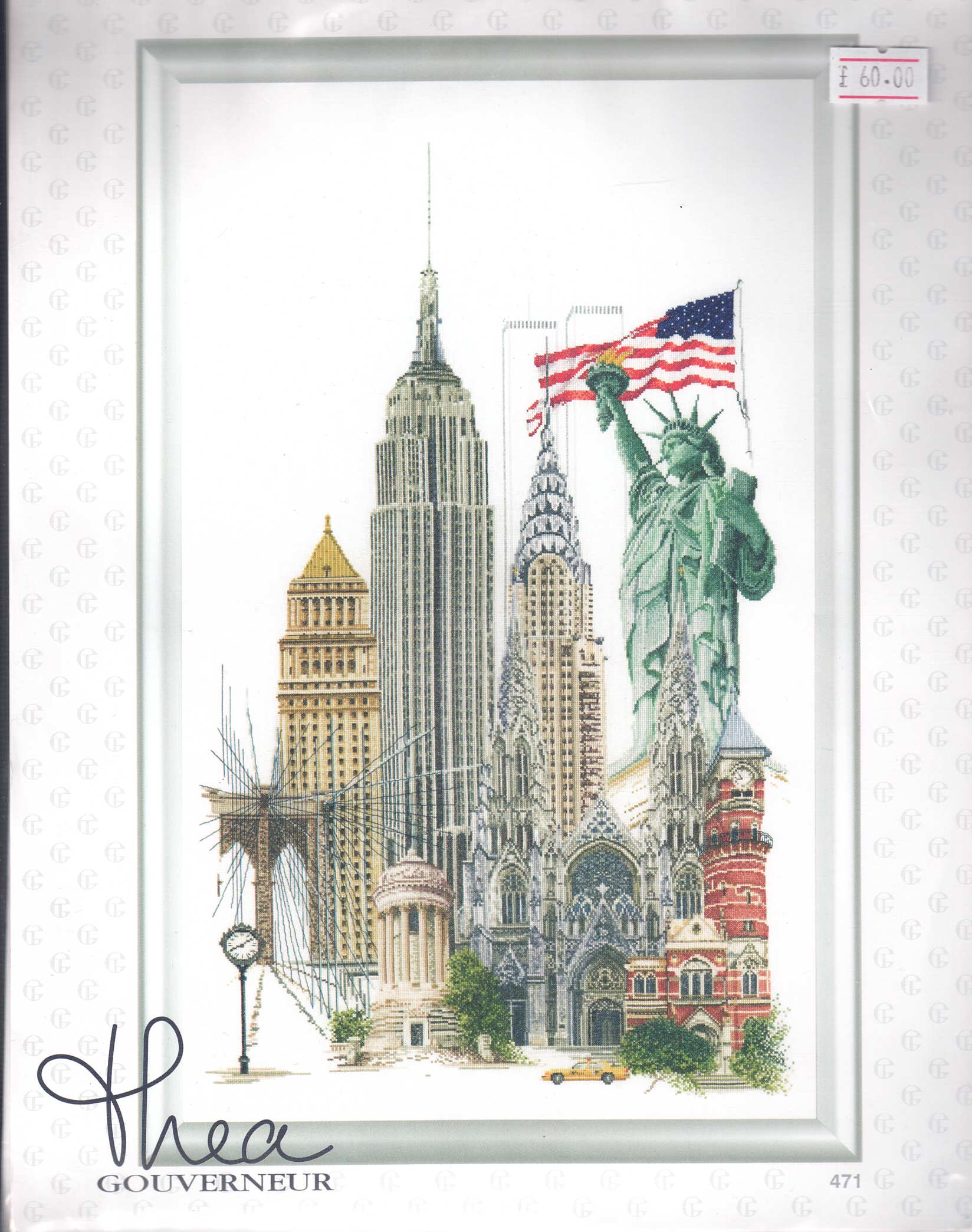 Cities Cross Stitch series by Thea Gouverneur
