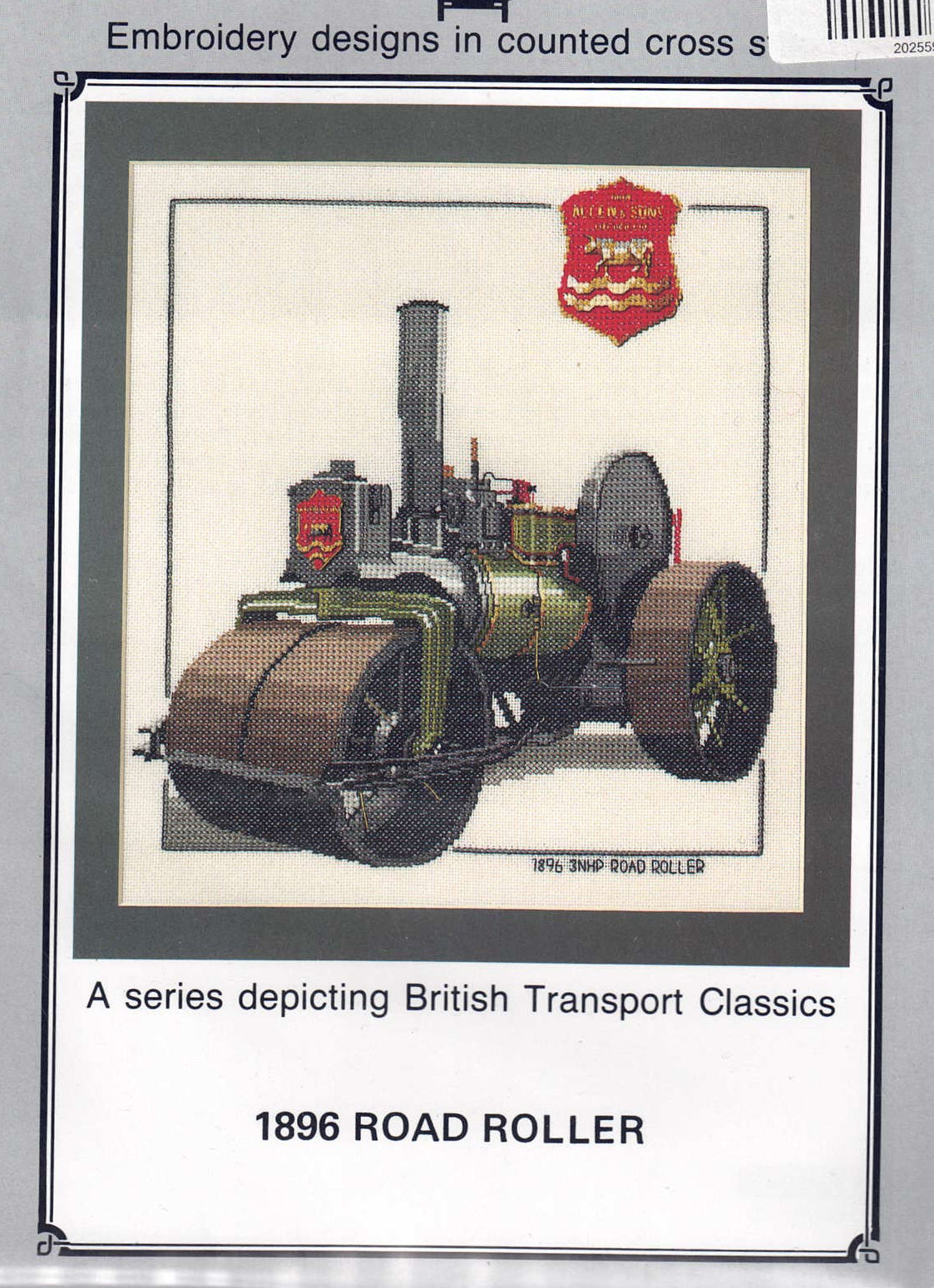Heritage Classics Cross Stitch Designs - British Transport Classics - 1896 Road Roller