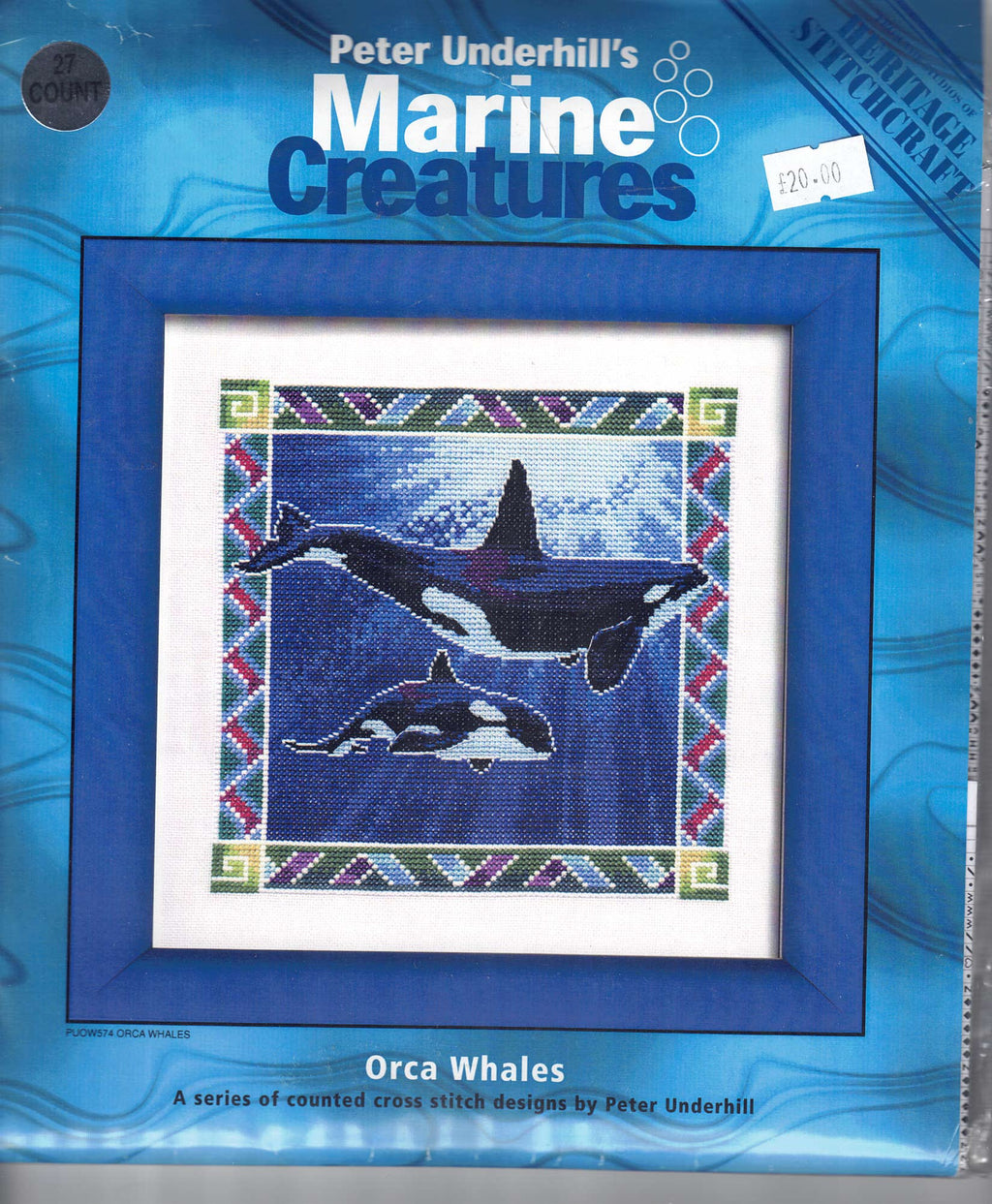 Marine Creatures by Peter Underhill (Heritage Stitchcraft)