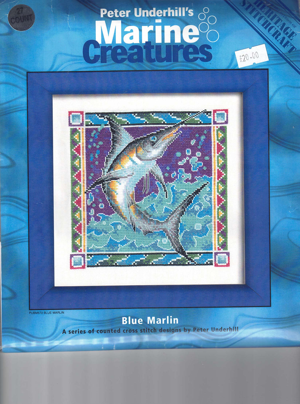 Marine Creatures by Peter Underhill (Heritage Stitchcraft)