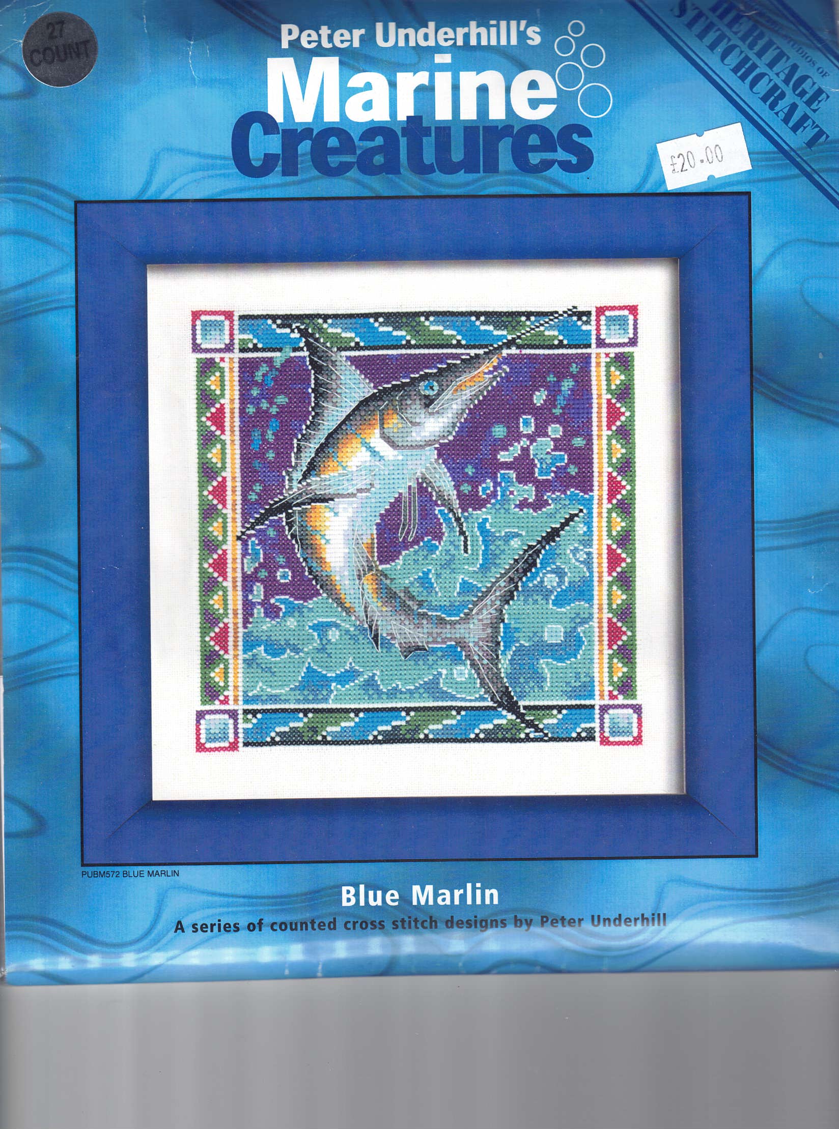Marine Creatures by Peter Underhill (Heritage Stitchcraft)
