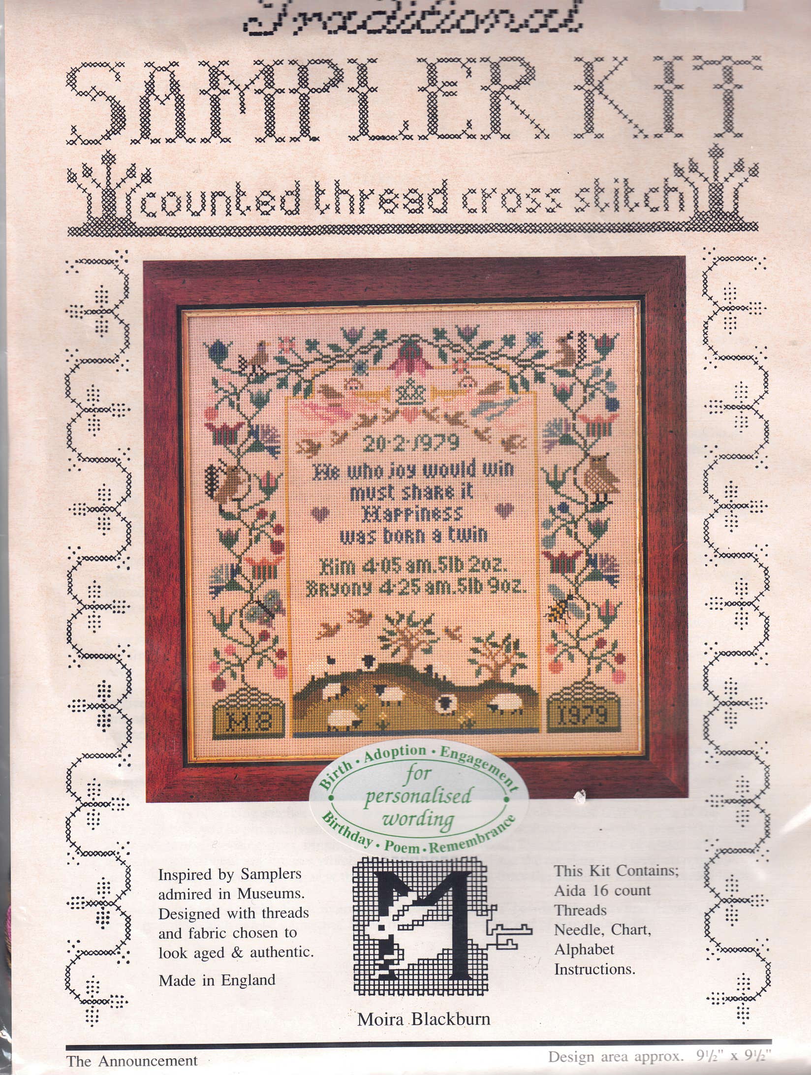 Moira Blackburn Samplers - The Announcement