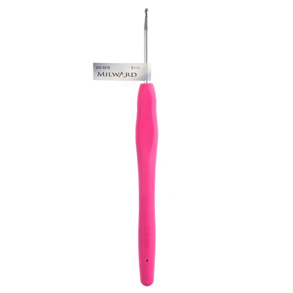 Soft Grip Crochet Hooks Plain Handle 14mm - Milward
