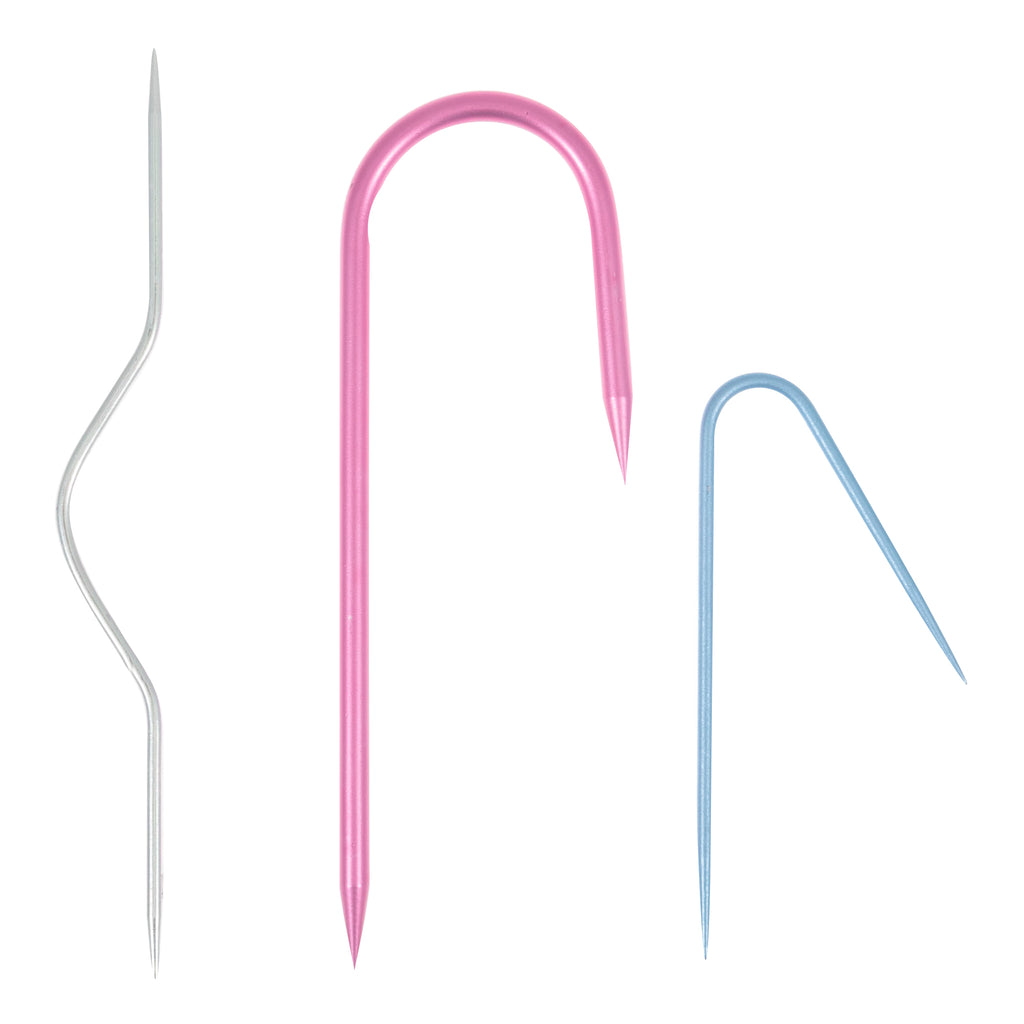 Cable Needles: Aluminium: 3 Sizes: 3 Pieces by Milward