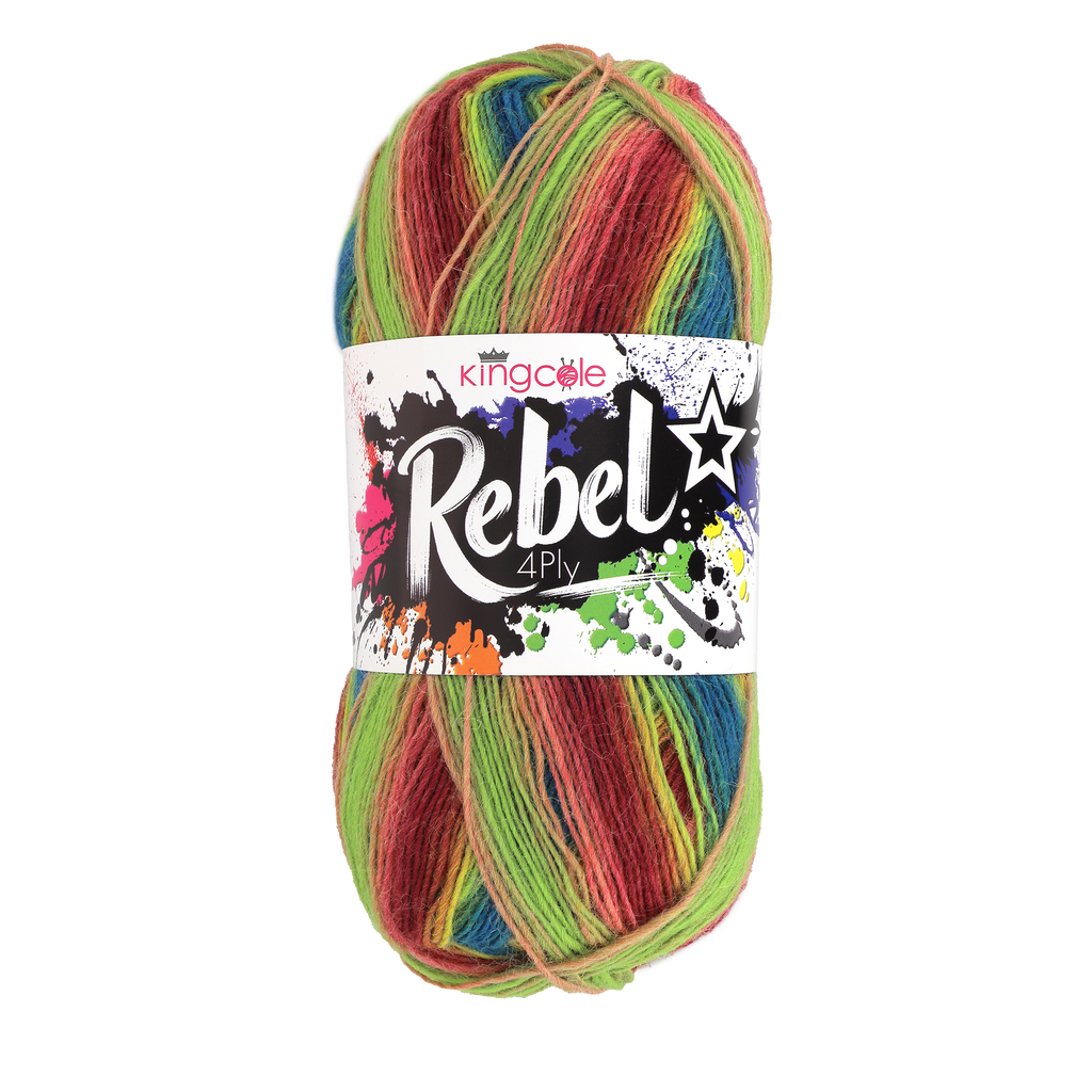 Rebel 4Ply Wool (Sock Wool) - King Cole