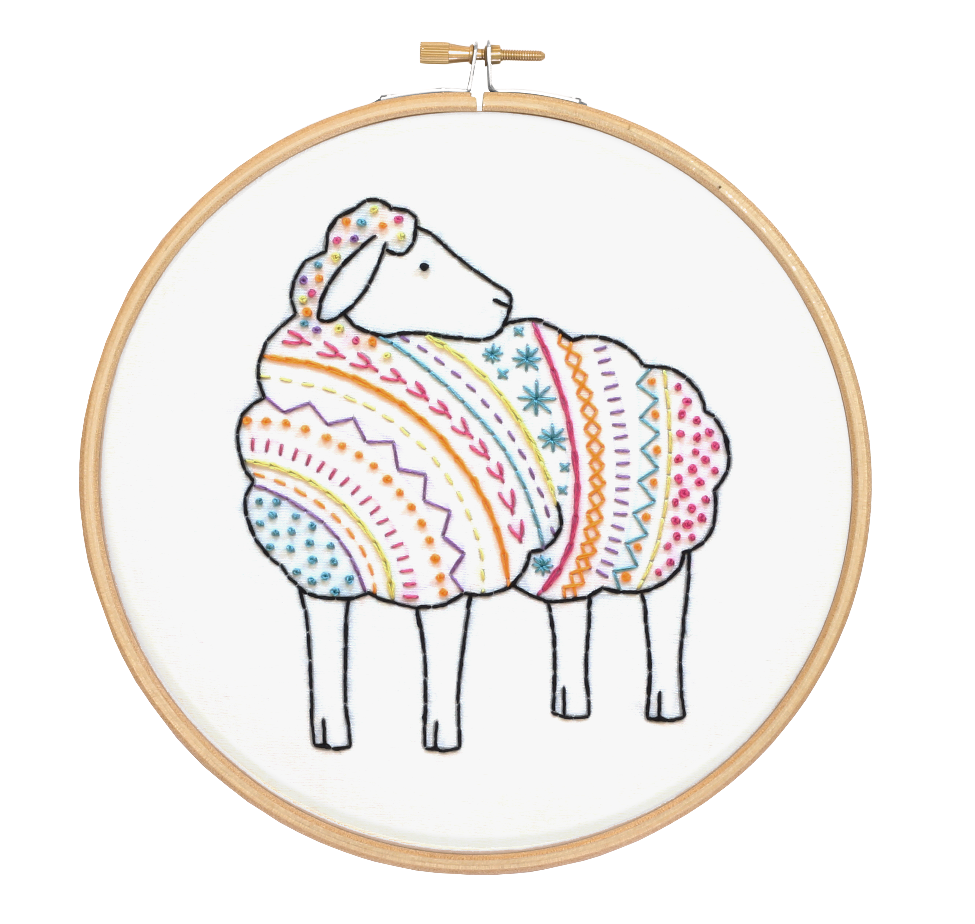 Sheep Embroidery Kit