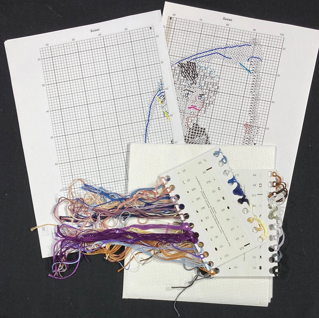Discworld Cross Stitch Designs by Lyndisfarne - Susan (Death's Grand-daughter)