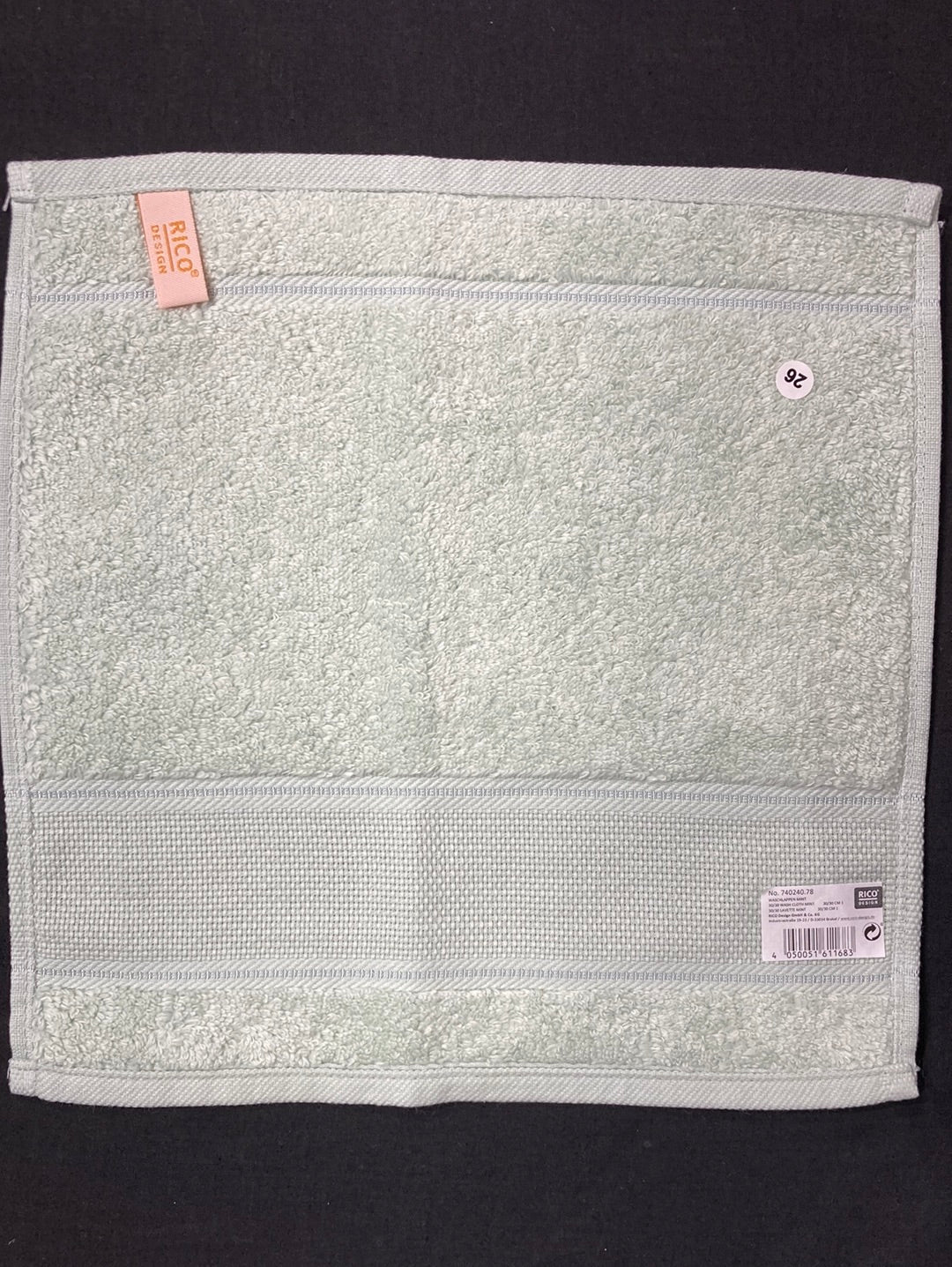 Rico Face Cloths with Aida Panels