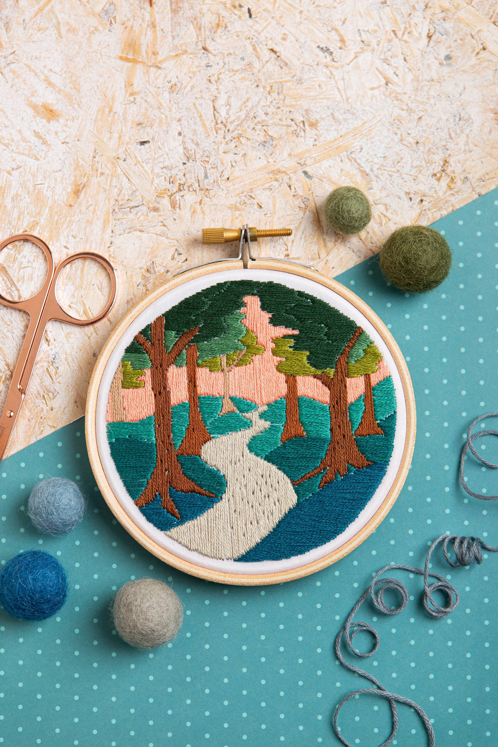 Forest Walk Mini Embroidery Kit