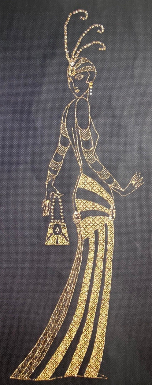 Deco Elegance - Tallulah in Gold- Heather Anne