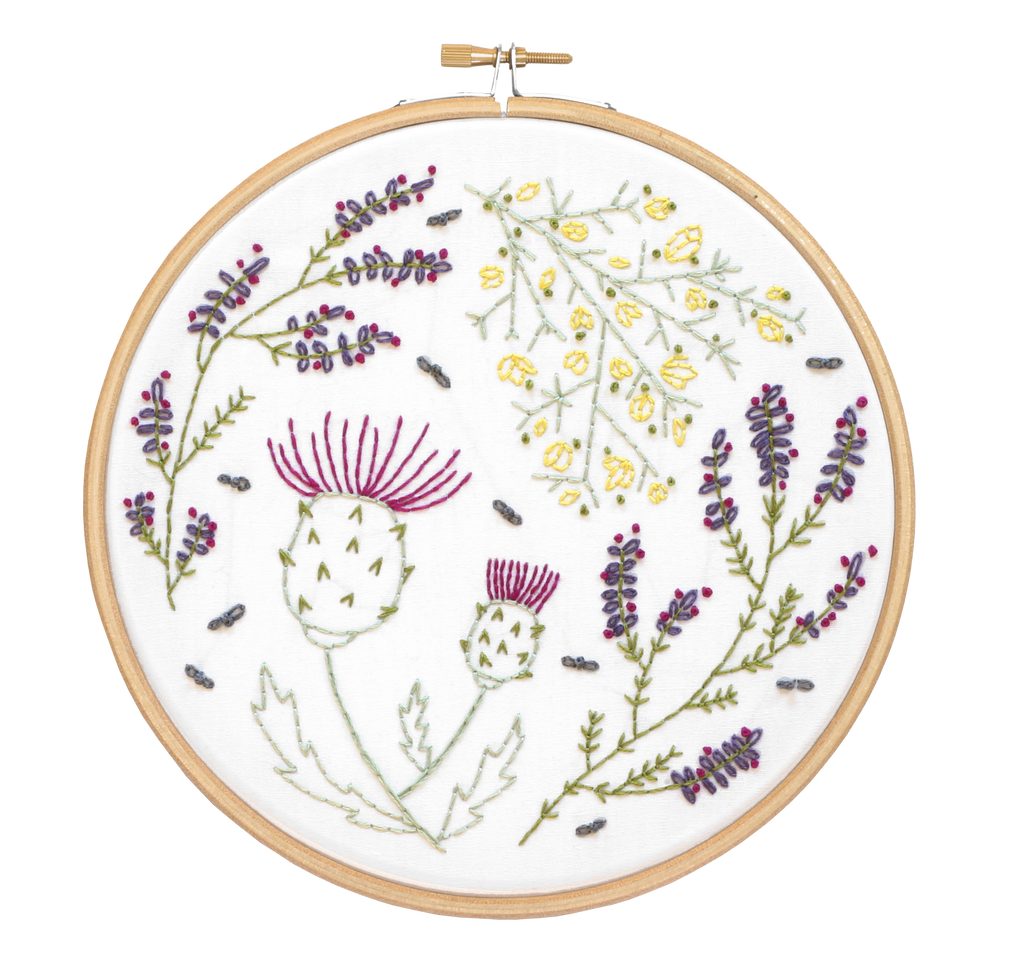 Highland Heathers Embroidery Kit