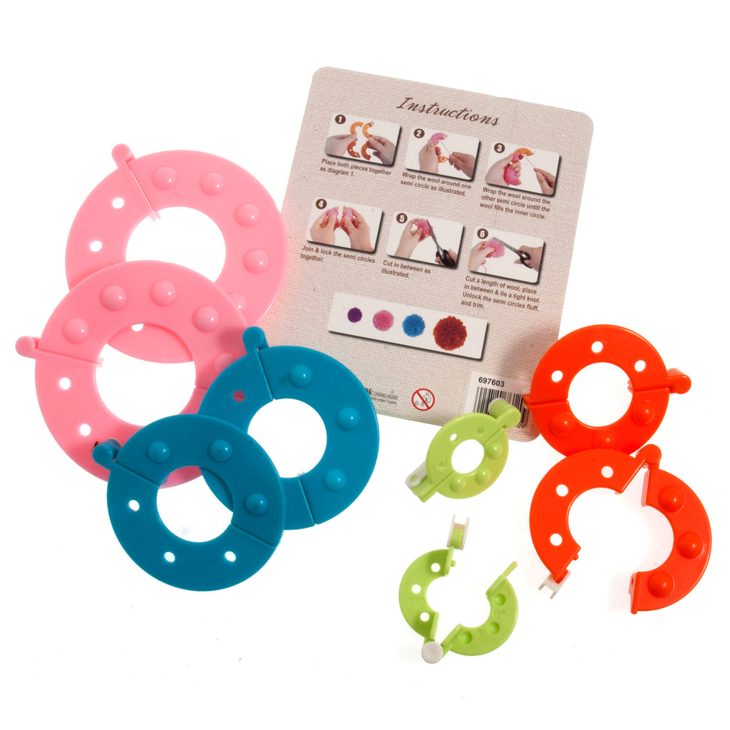 Pom Pom Maker Set: 4 piece - Groves