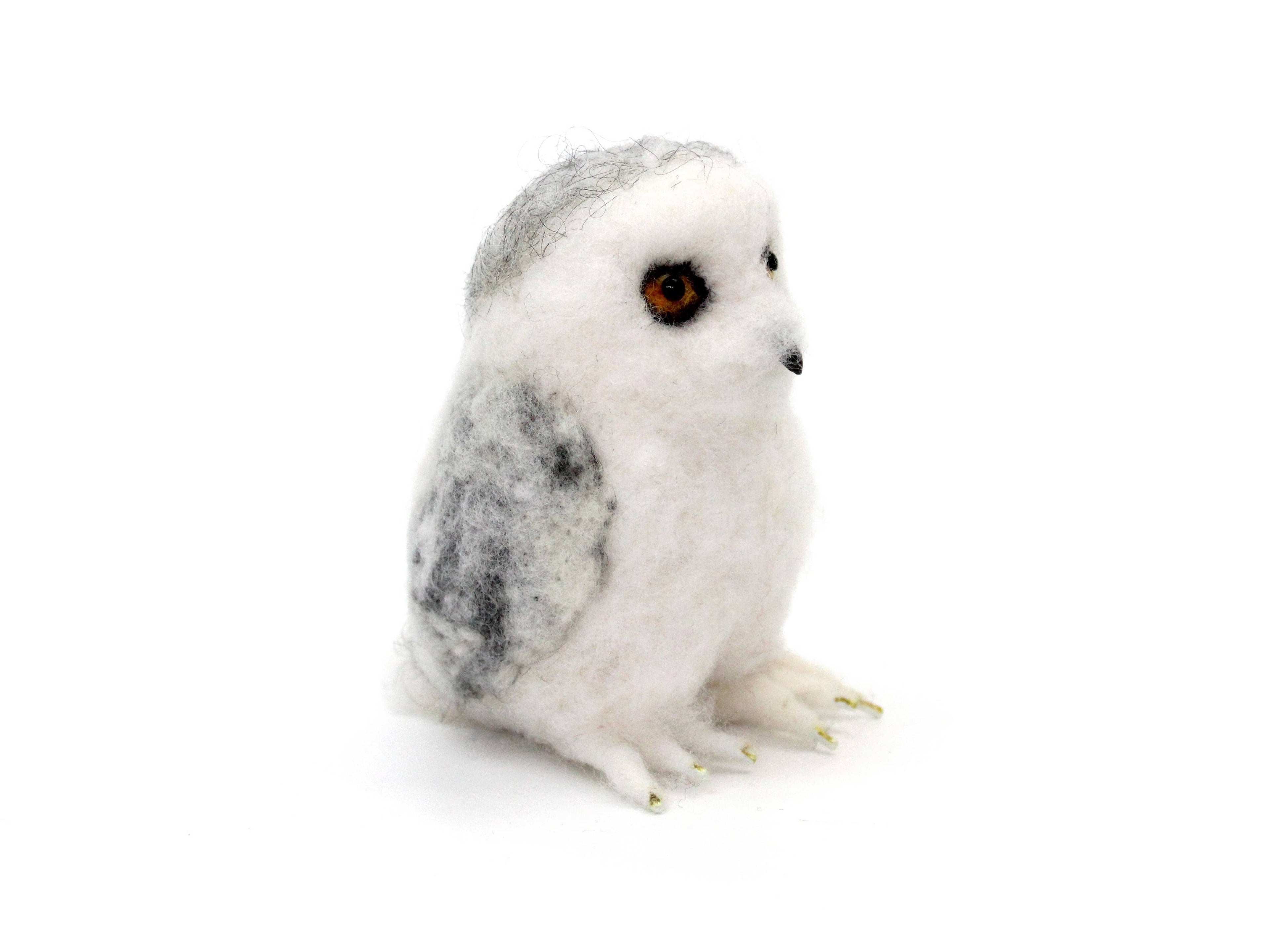 Snowy Owl Small Needle Felt Kit
