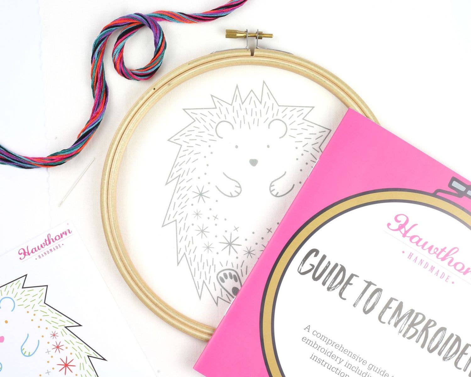 Hedgehog Embroidery Kit