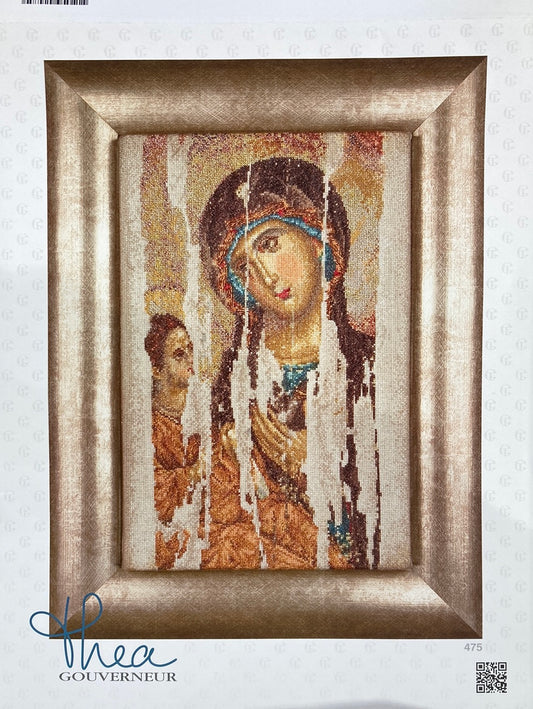 Mother of God - Antique Icon ±1260 by Thea Gouveneur