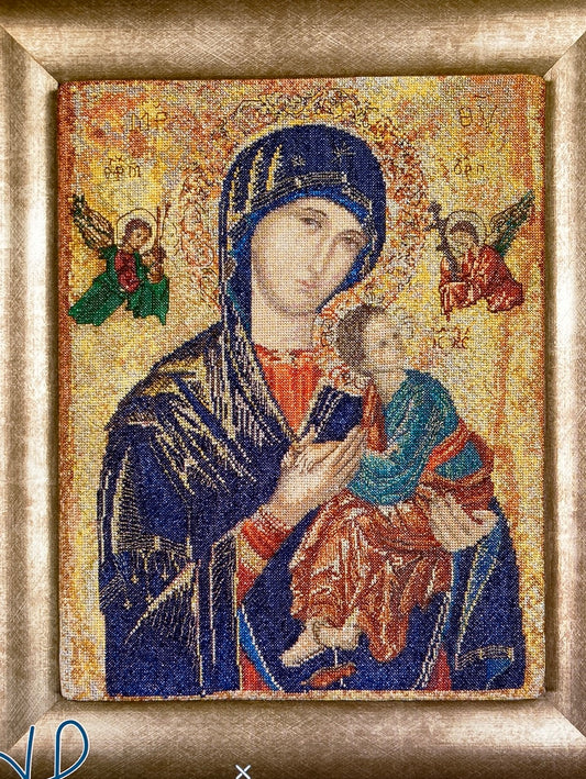 Our Lady of Perpetual Help - Antique Icon by Thea Gouveneur