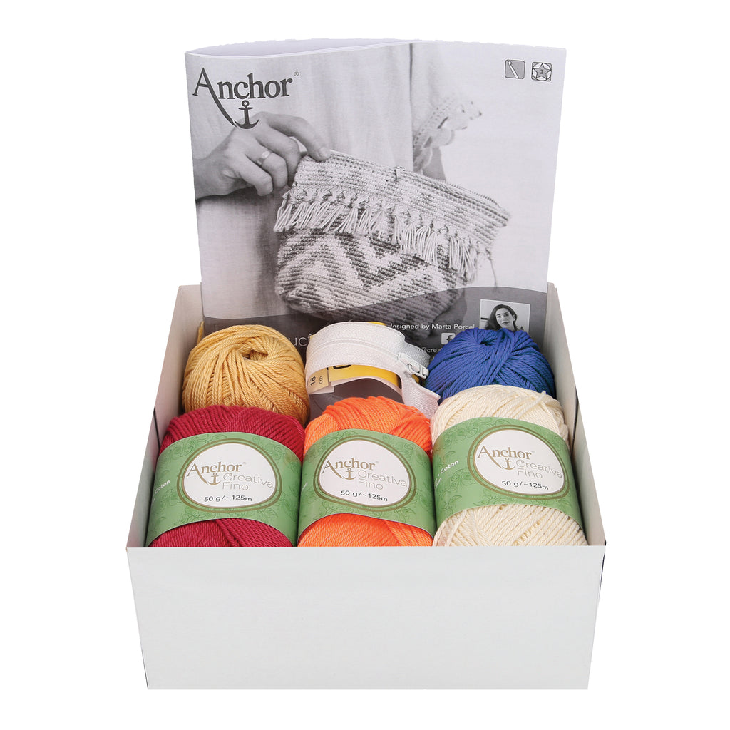 Crochet Kit: Boho Pouch by Anchor