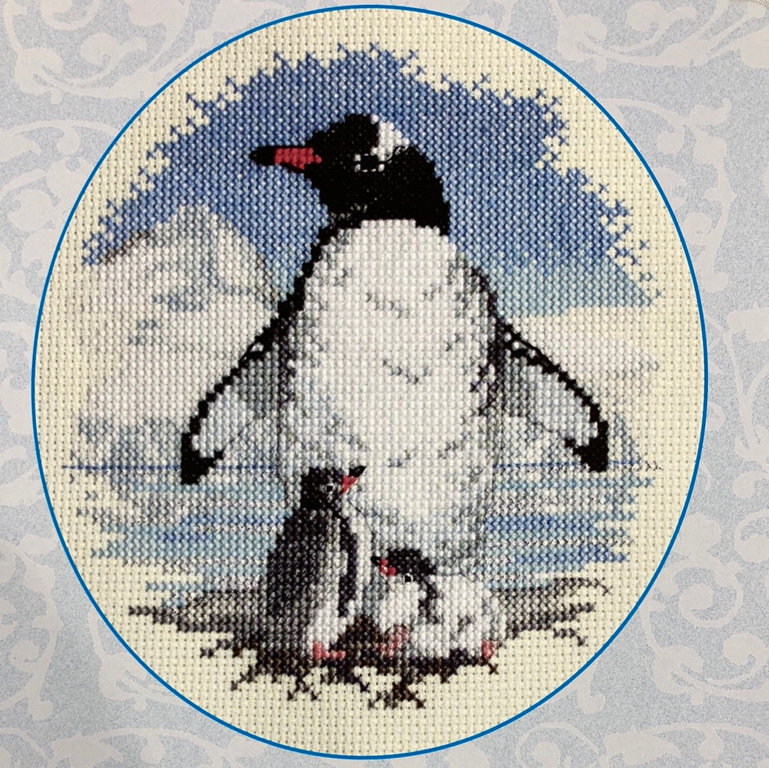 Penguin & Chicks - Antarctic Series from Derwentwater Designs (Bothy Threads)