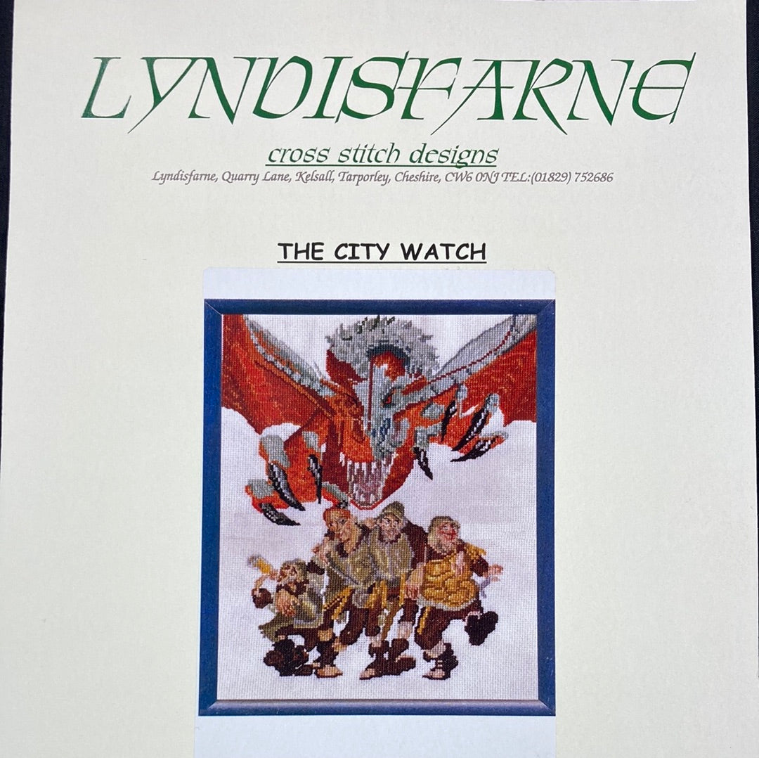 Discworld Cross Stitch Designs by Lyndisfarne - The City Watch