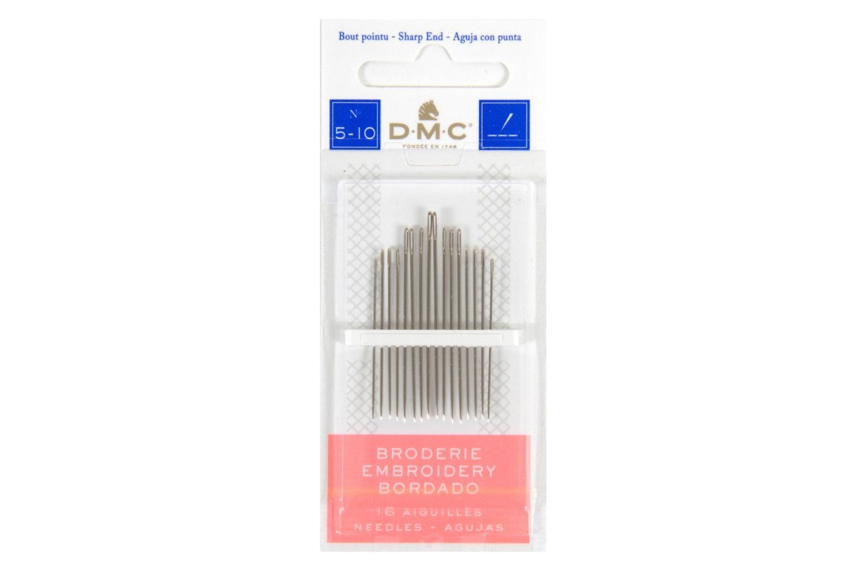 Embroidery Needles (Mixed & Single size packs) - DMC