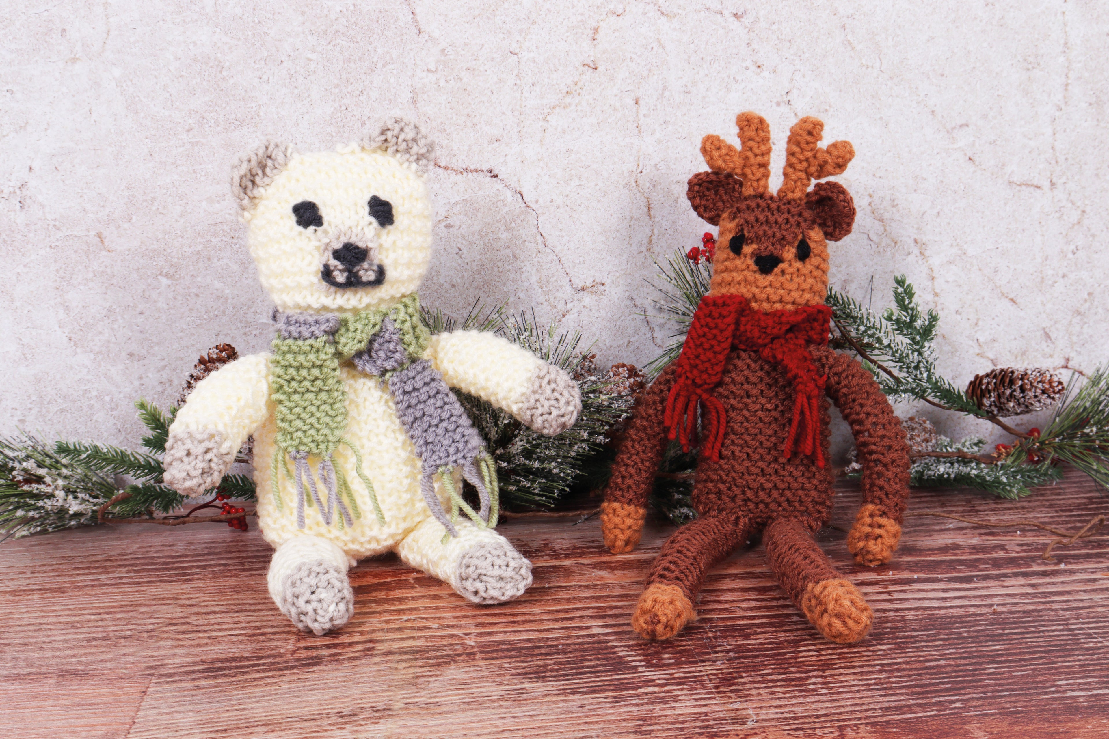 Easy Knitting Kits - Christmas Characters by Trimits