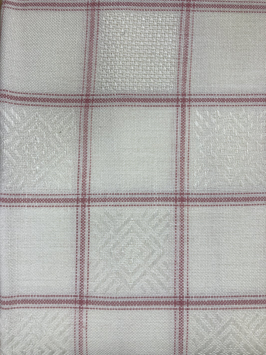 Checked fabric with Aida style squares (Zweigart)