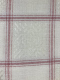 Checked fabric with Aida style squares (Zweigart)