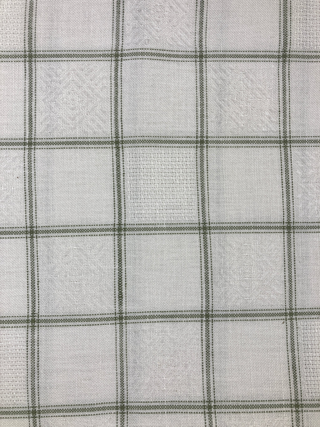Checked fabric with Aida style squares (Zweigart)