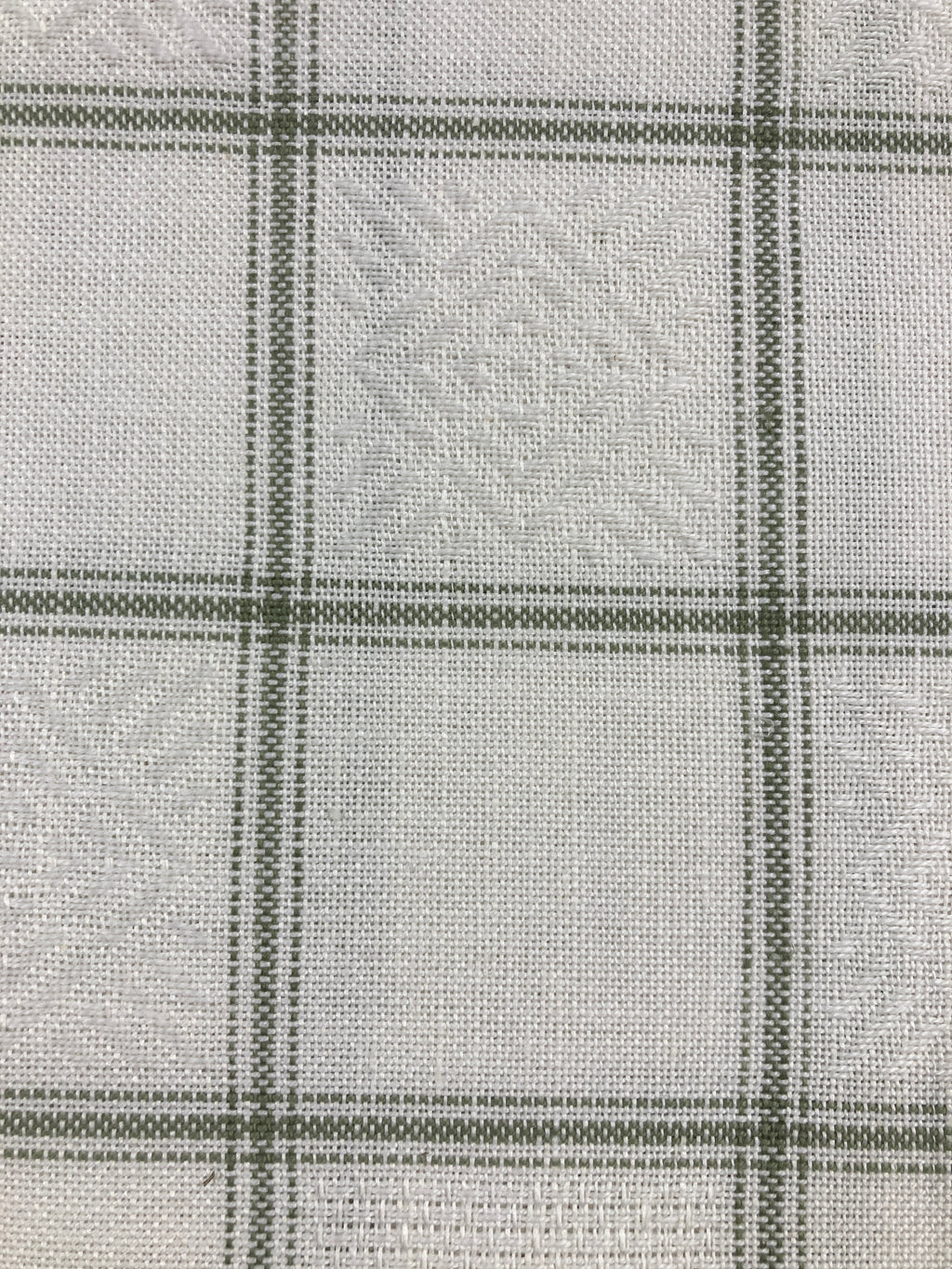 Checked fabric with Aida style squares (Zweigart)