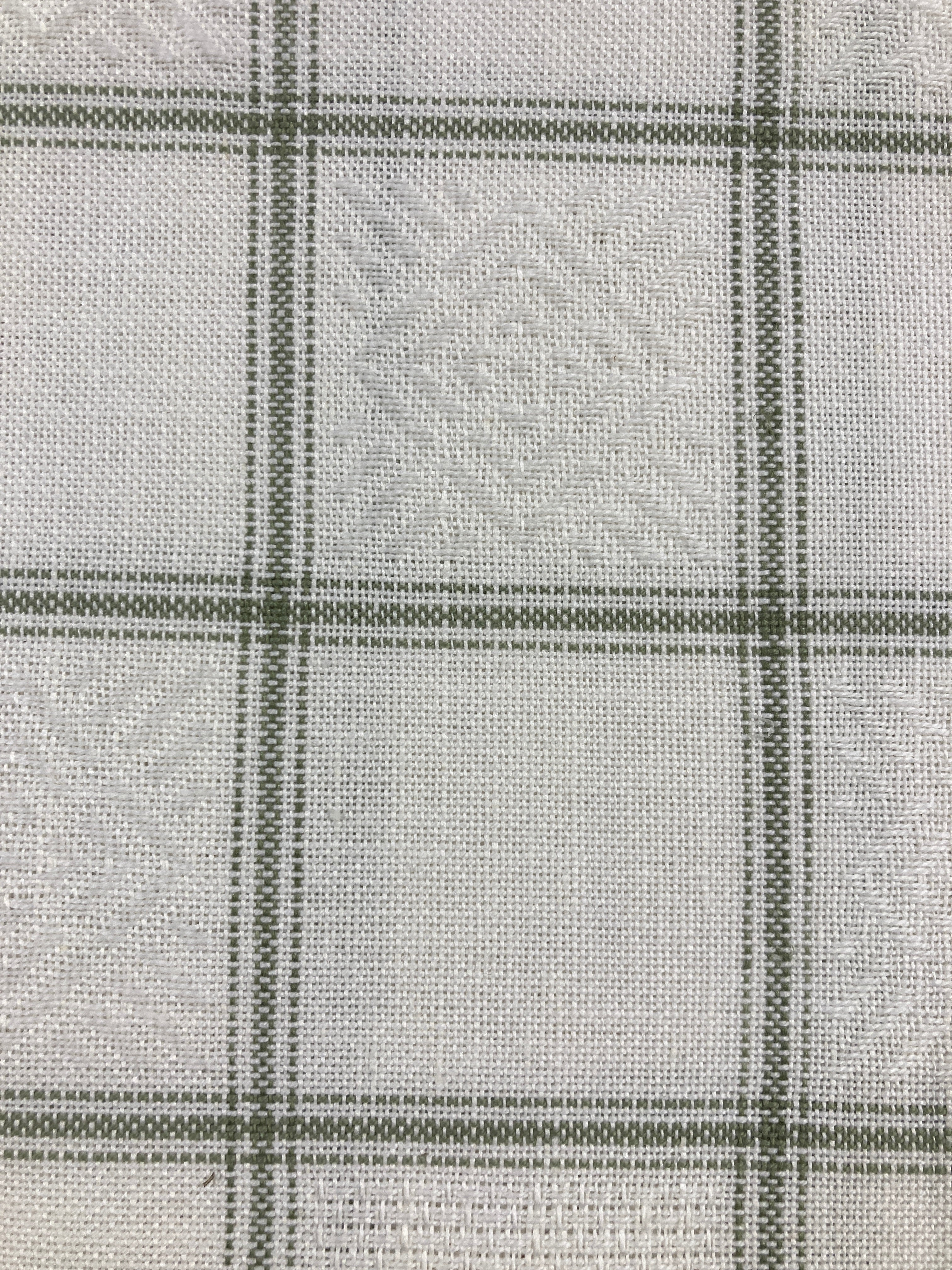 Checked fabric with Aida style squares (Zweigart)