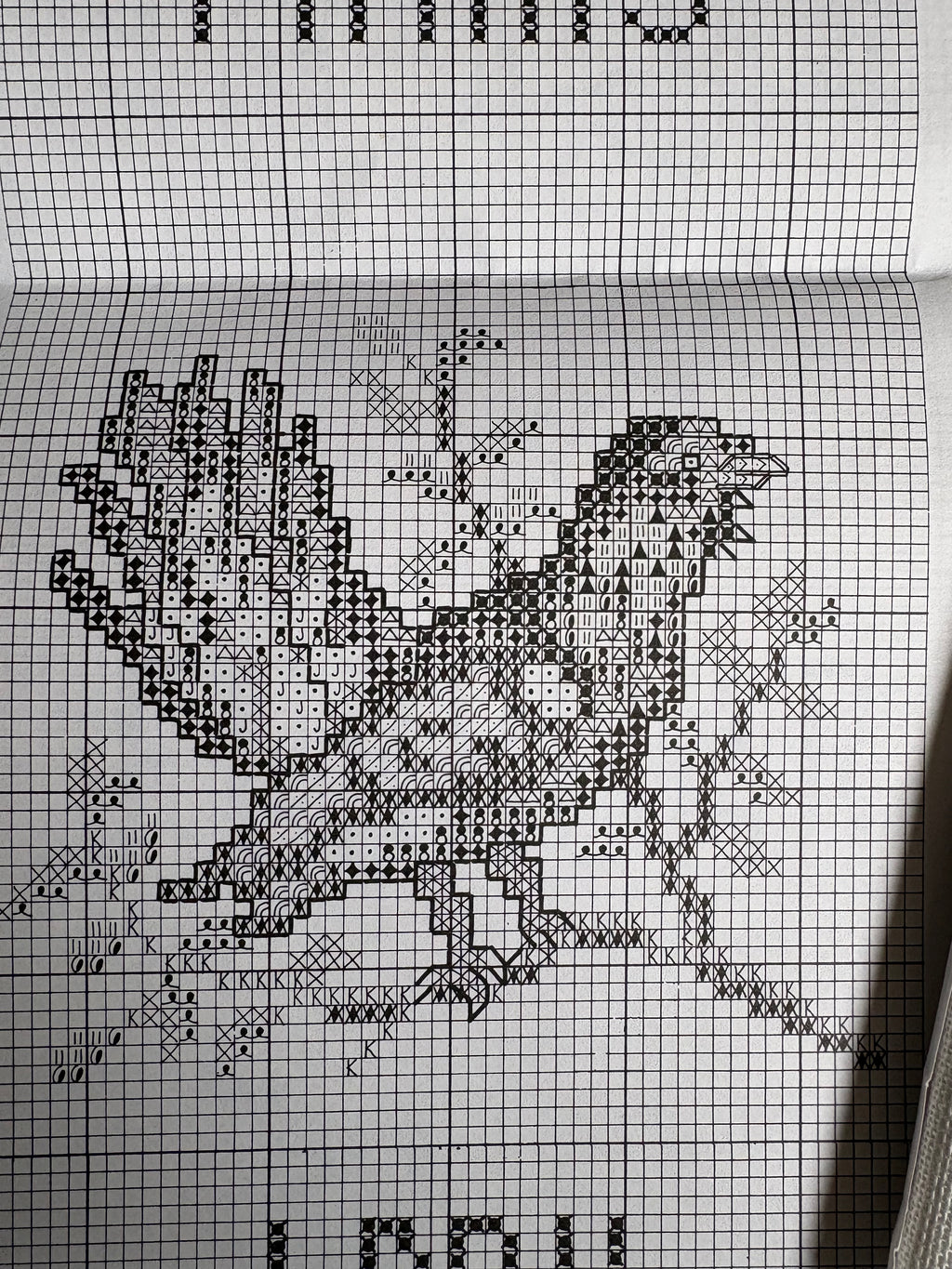 Calendar Wall Hanging - Cross Stitch (Kalender)