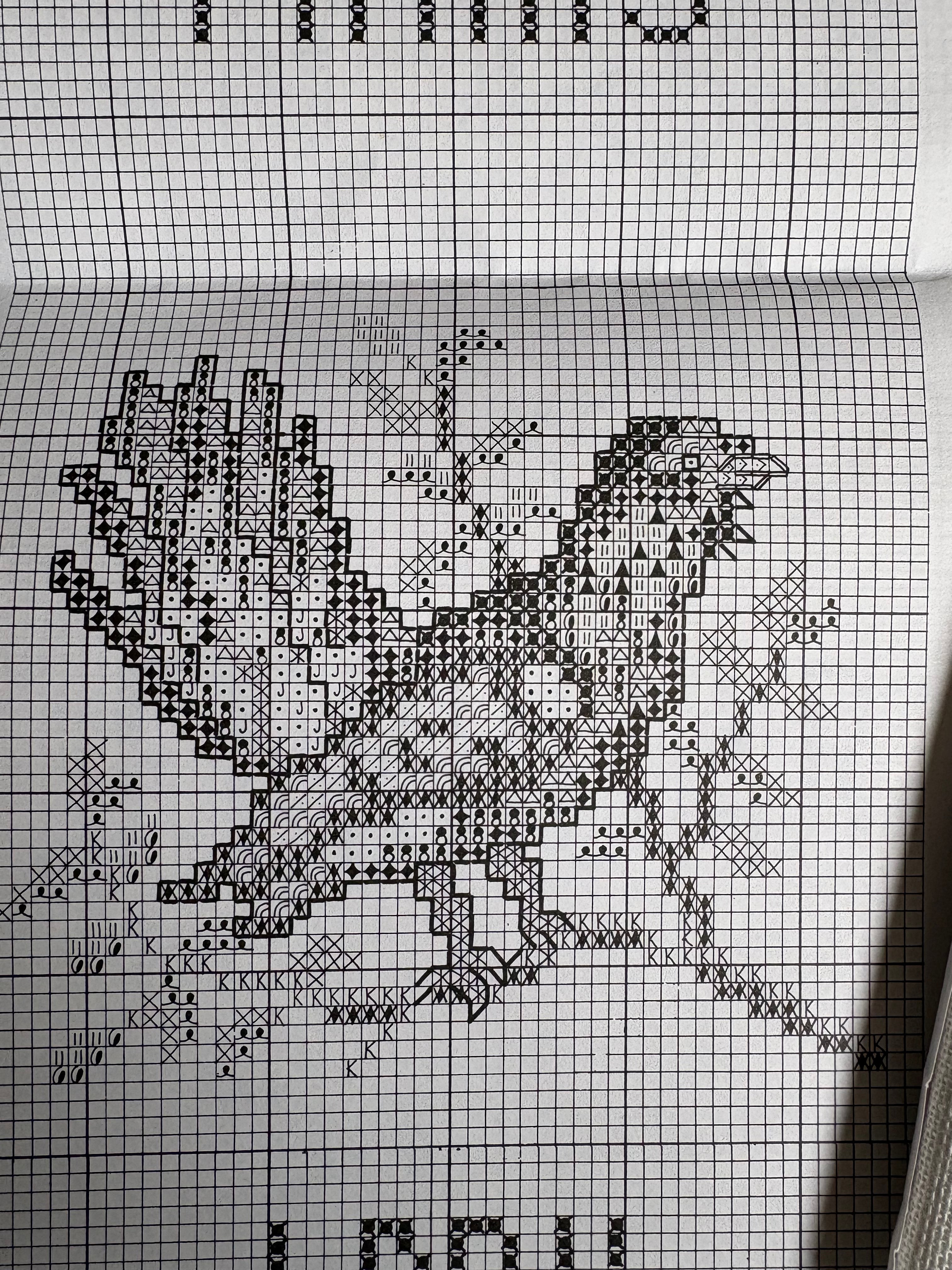 Calendar Wall Hanging - Cross Stitch (Kalender)