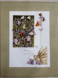 Lanarte (Marjolein Bastin) Cross Stitch Collection  - Lavender field with butterfly