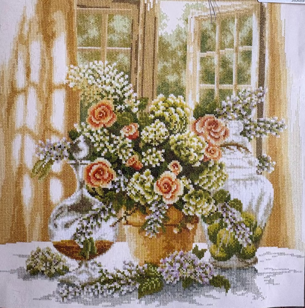 Lanarte Cross Stitch Collection - A sunny morning (Flowers & Gardens Collection)