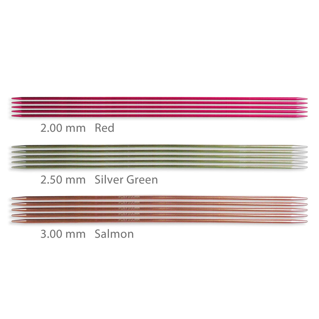 Double Pointed Needles (Set of 4, 3 sizes) by Pony