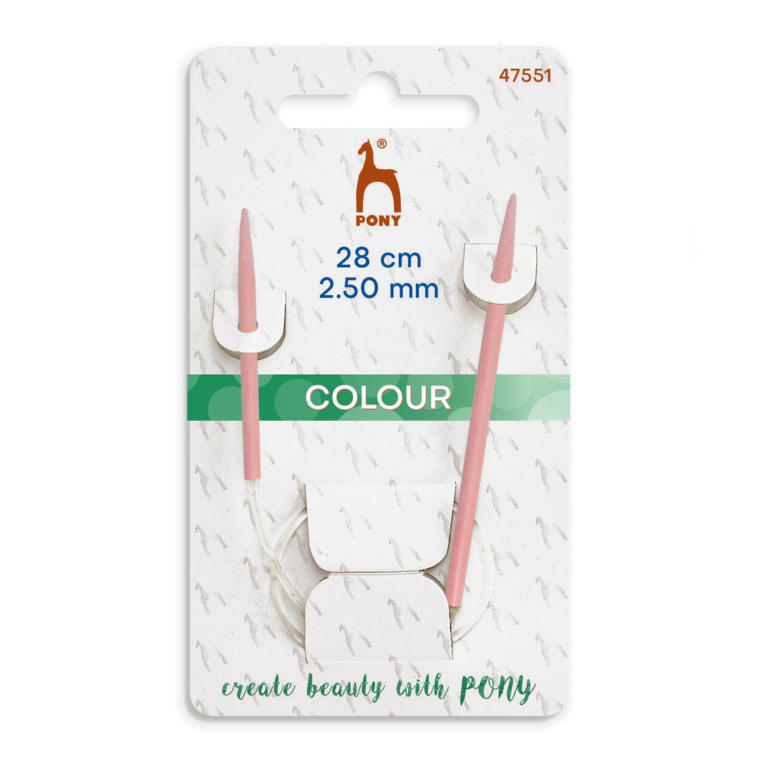 Knitting Pins Circular fixed Classic 28 x 3.25mm by Pony