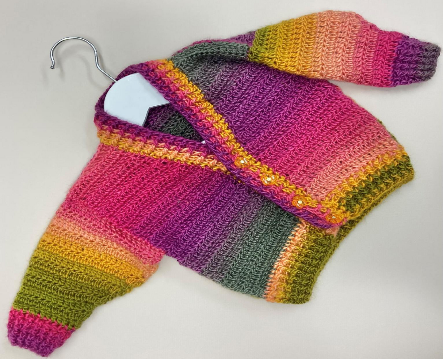 Cygnet Yarns - Boho Baby Cardigan Crochet kit