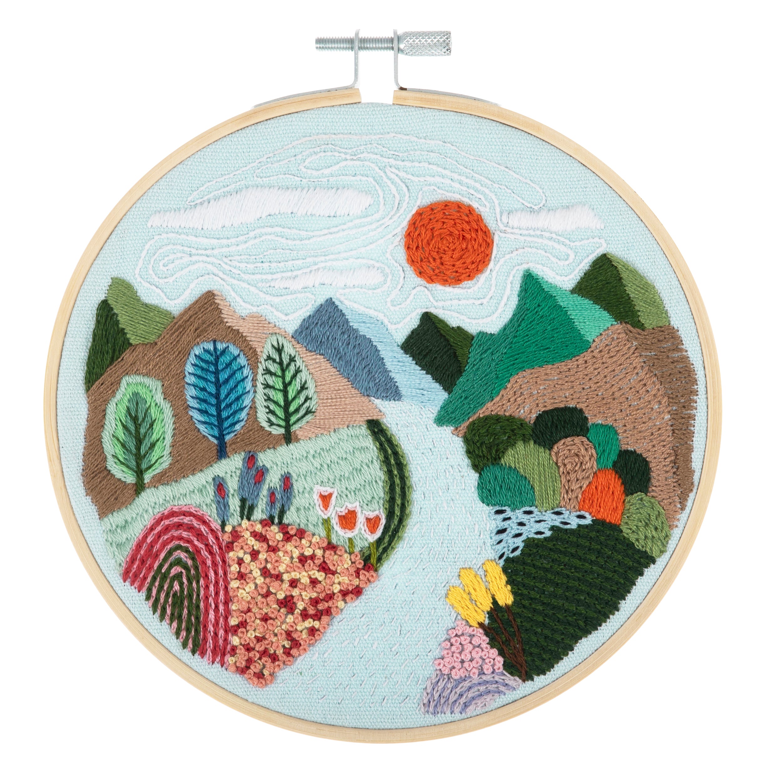 Embroidery Kits with Hoop by Trimits