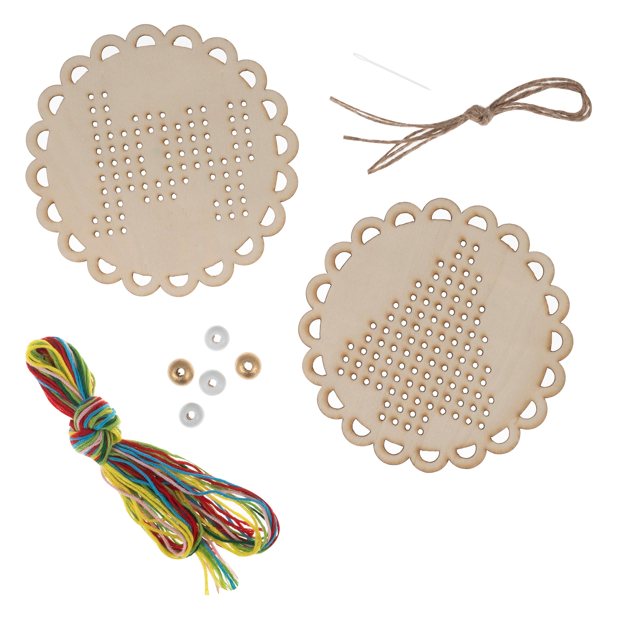 Cross Stitch: Pre-punched Wooden Shape by Trimits