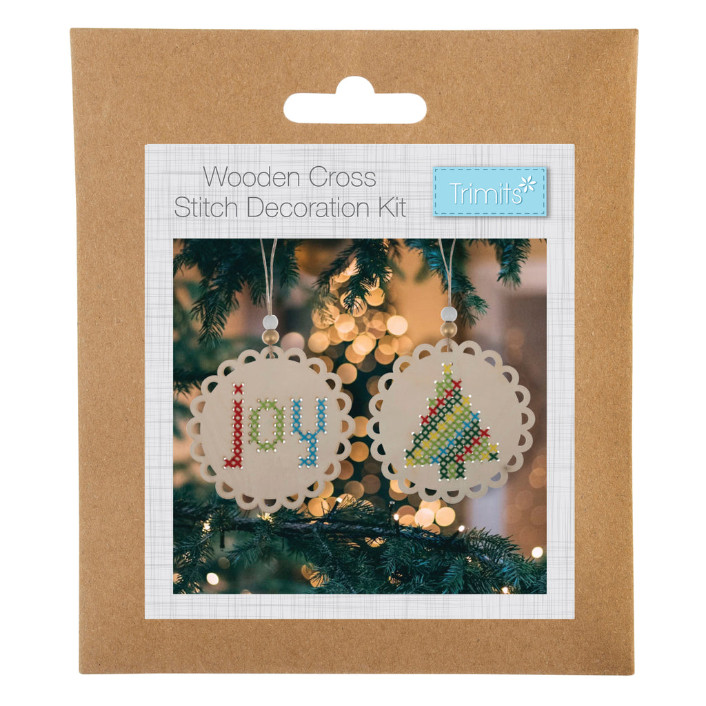 Cross Stitch: Pre-punched Wooden Shape by Trimits