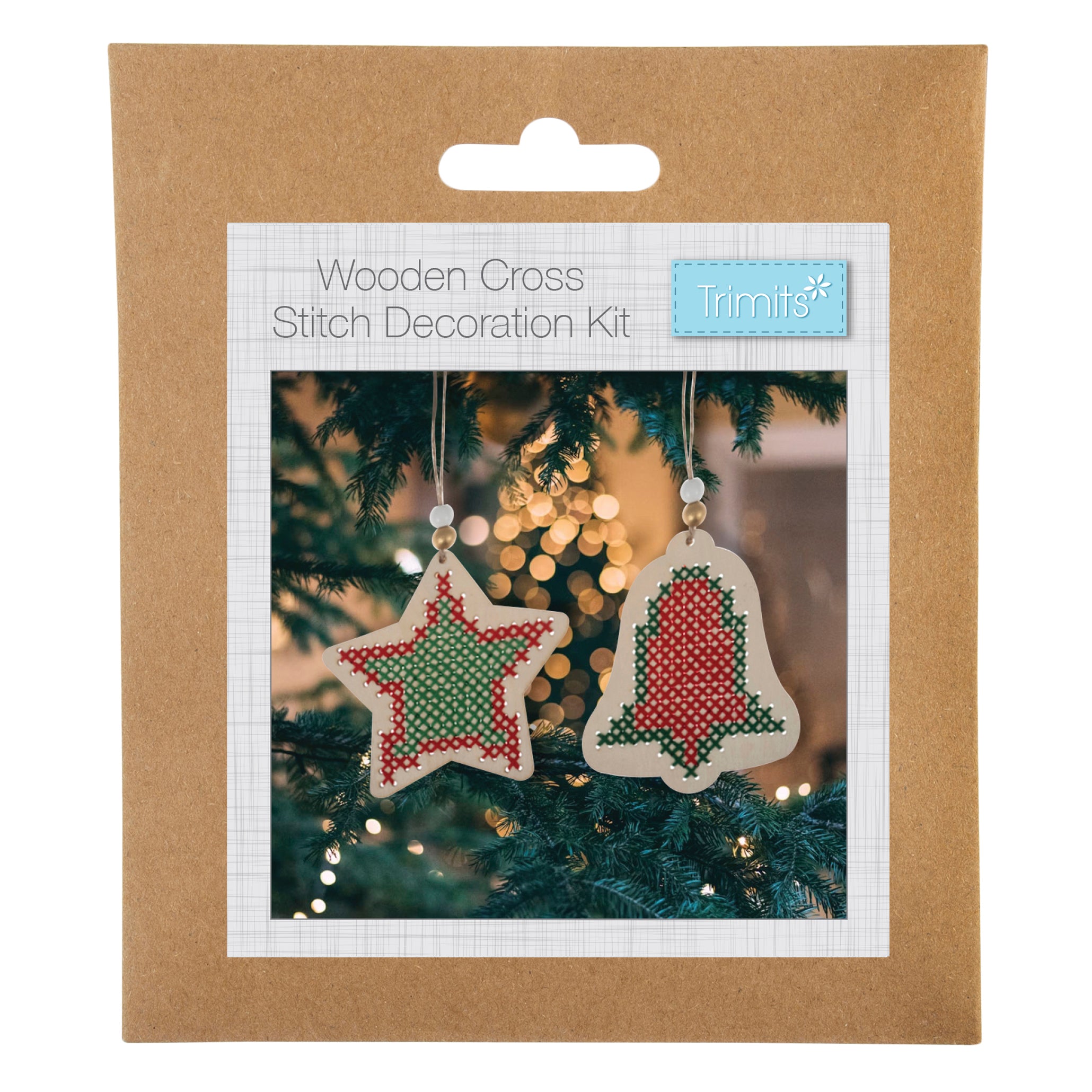 Cross Stitch: Pre-punched Wooden Shape by Trimits